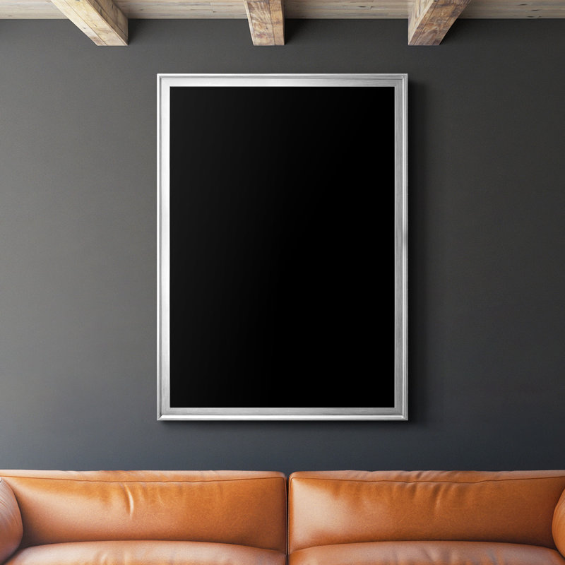 «Ocean Crush V», reproduction encadrée de qualité supérieure, prête à être accrochée, Argent, H 24,5 po x l 18,5 po x P 1 po