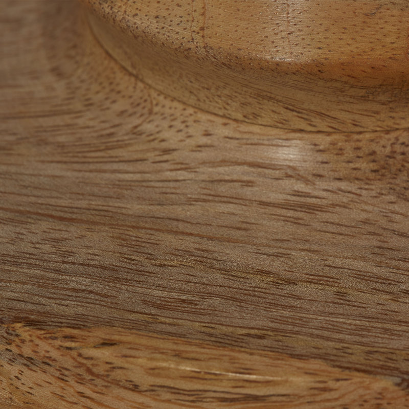 Lampe de table en bois Eze avec abat-jour en lin