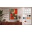 Locomotive at Night Geometric - Wrapped Canvas-357729000-357729054