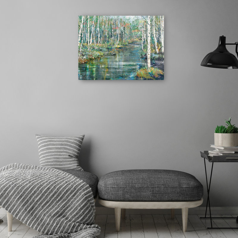 Streaming by Studio Arts Canvas Art Print, 27" H x 36" W