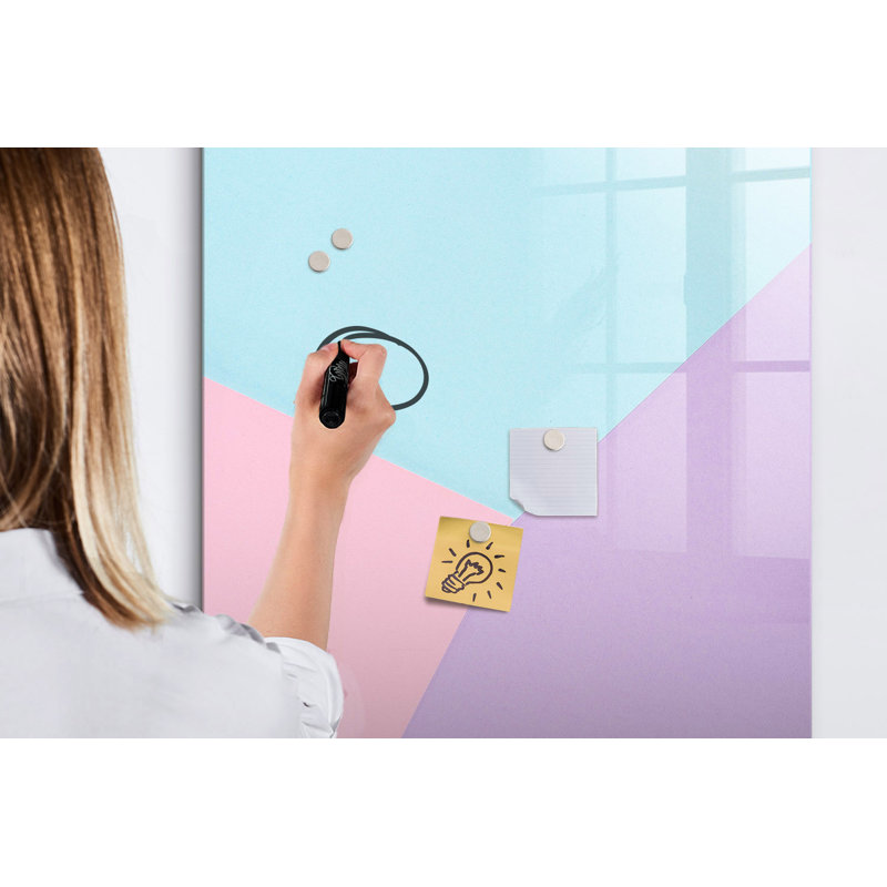 Magnetic Glass Photo Memo Board