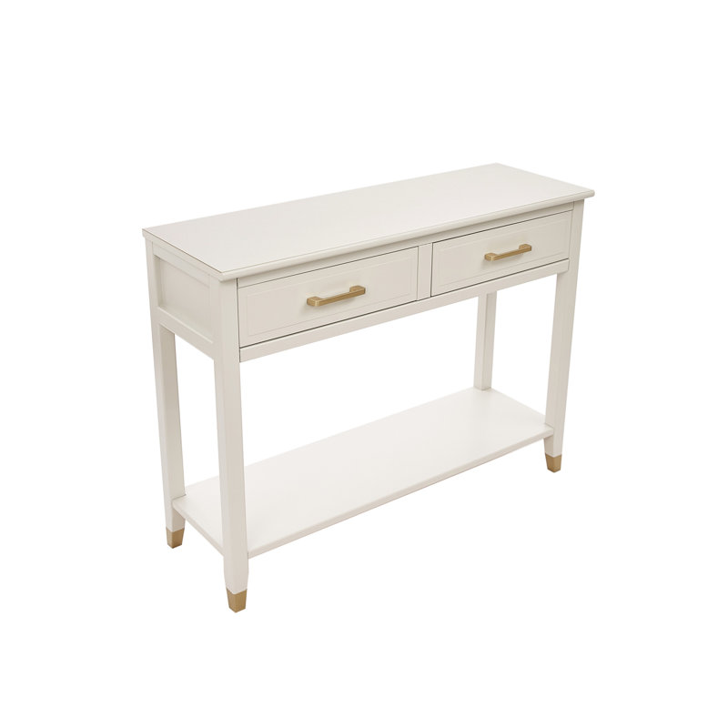 Ossian 105cm Console Table, White