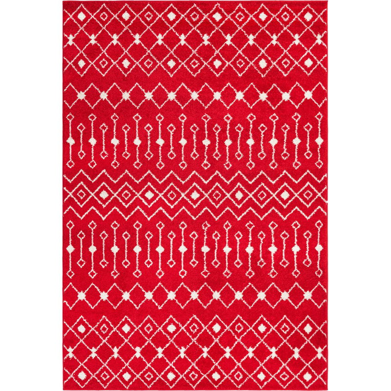 Geometric Indoor Rug, Rectangle 6' x 9'