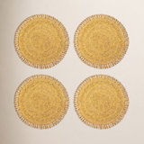 Amaretto Abaca Round Placemat