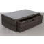 Ensemble de conversation en osier pour 4 personnes avec coussins Demarest-417061406