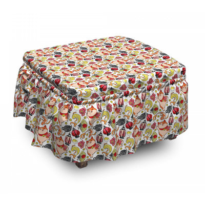 Housse pour repose-pieds fortune elements
