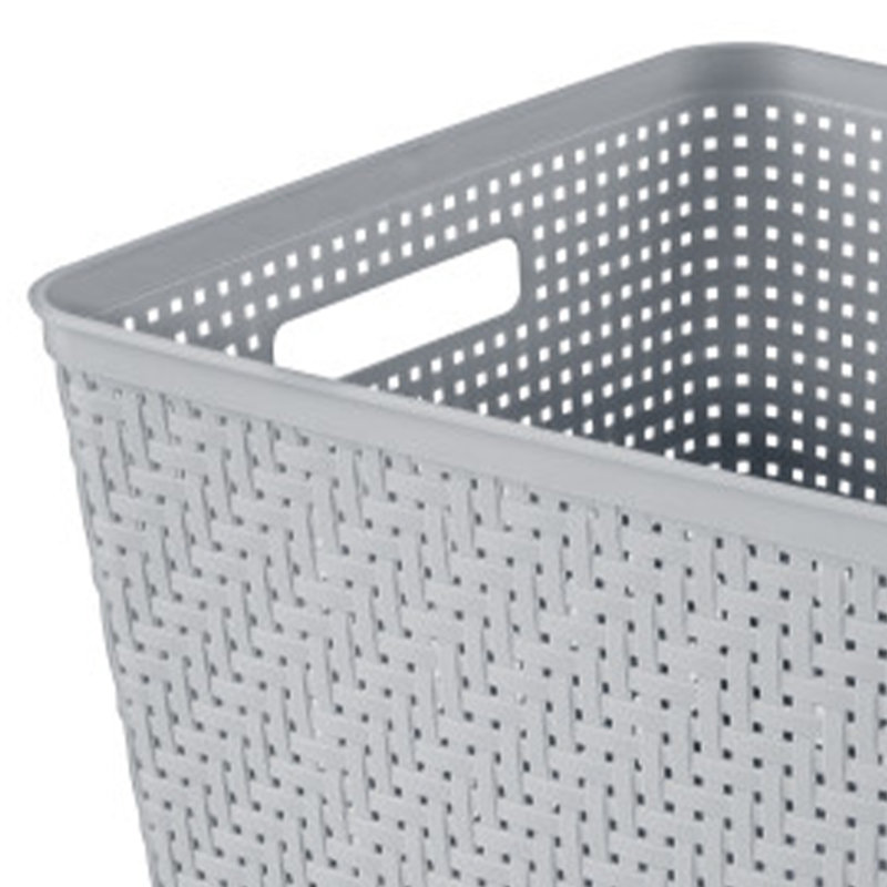 Plastic General Basket Set, 40 quarts, 6 Pack and Tall