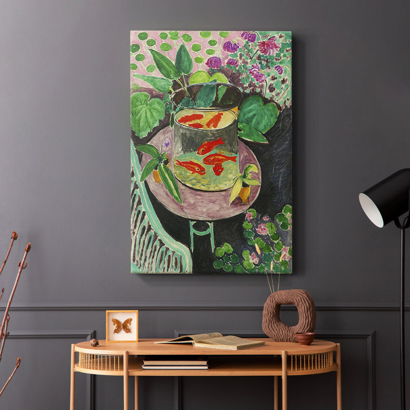 Paysage rétro L - Cavas enveloppés de galerie, H 27 po x l 18 po