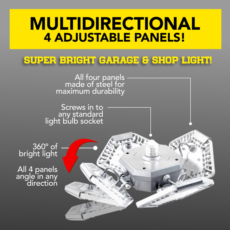 White Aluminum Hexagon LED Ceiling Flush Mount Light