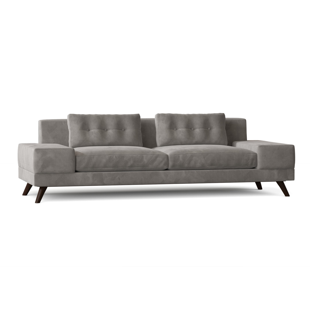 Delta 96'' Upholstered Sofa Poshbin Leg 
