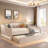 Taomi Upholstered Daybed with Light and Trundle-174515376-174515341
