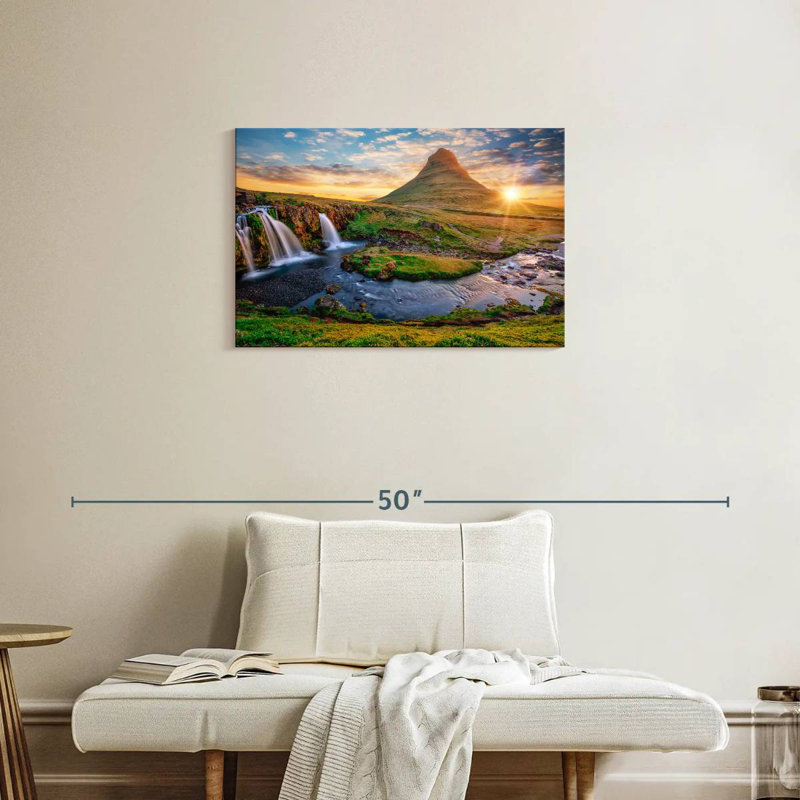 Alvord Kirkjufell au lever du soleil, H 20 po x l 30 po