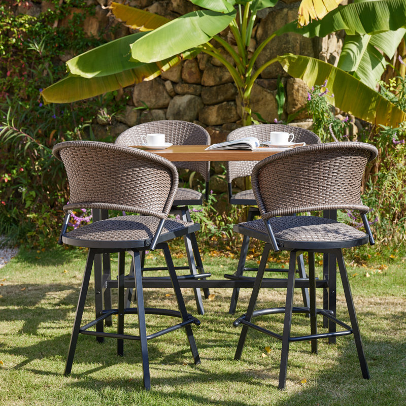 Fearghal Metal Bar Set, Brush Wood Oyster