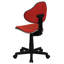  Chaise de bureau ergonomique et pivotante en tissu avec dossier et siège rembourrés-709034639