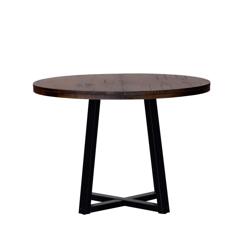 Table de salle à manger Amarapal, L 42 po x L 42 po, Hauteur standard (hauteur de 30 po), Acajou