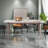 Eniel Rectangular Oval Sintered Stone Kitchen Dining Table With 4 Black Metal Legs-2069695505-2069695511-2070662529
