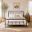 Nelya Metal Platform Bed-2098563440-2098563446