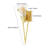 Torch Decorative Wall Light, Modern Gold Wall Sconce, Wall Mount Lamp