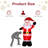 96" H LED Lighted Nutcracker Inflatable