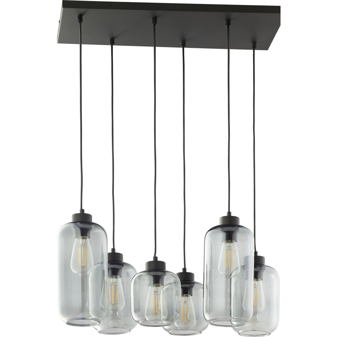 Lima 6 - Light Kitchen Island Jar Pendant
