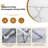 5-Piece Dining Set With Tempered Glass Table & Velvet Upholstered Chairs – Modern Dining Set For 4-116094432-116094431