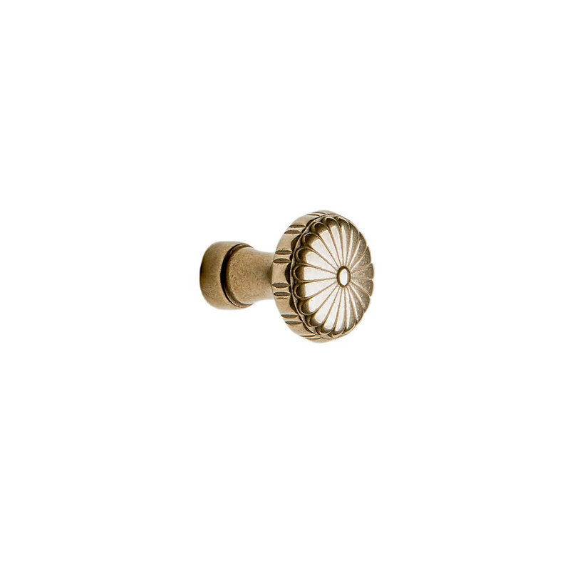 Crown Bronze Round Knob, Silicon Bronze Light