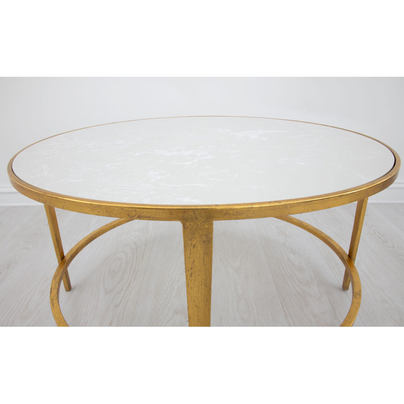 Augustine Coffee Table, Gold