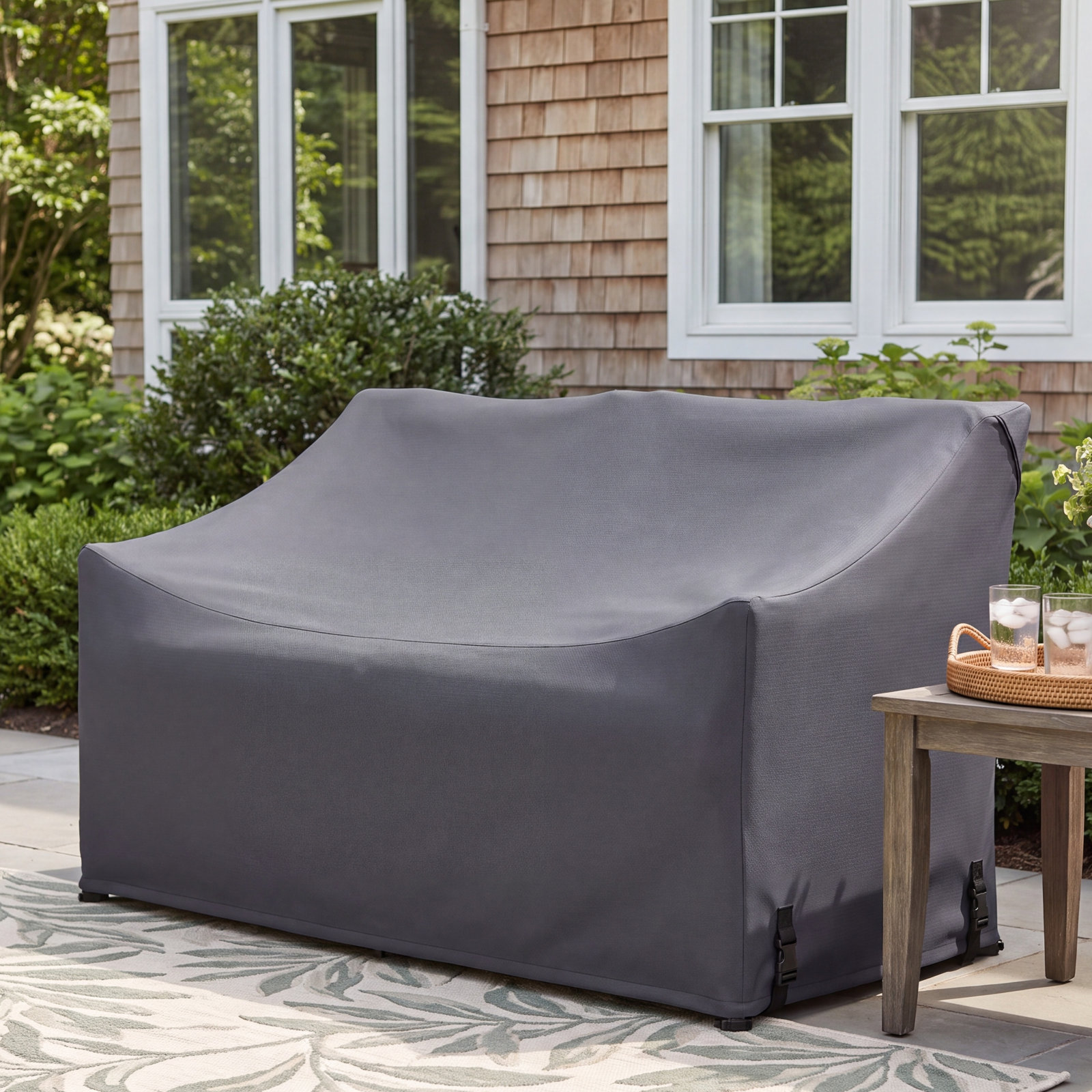 52" Straight Outdoor Patio Loveseat Cover