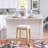 Bartonville Counter & Bar Solid Wood Backless Stool with Upholstered Seat-14840104-18674084