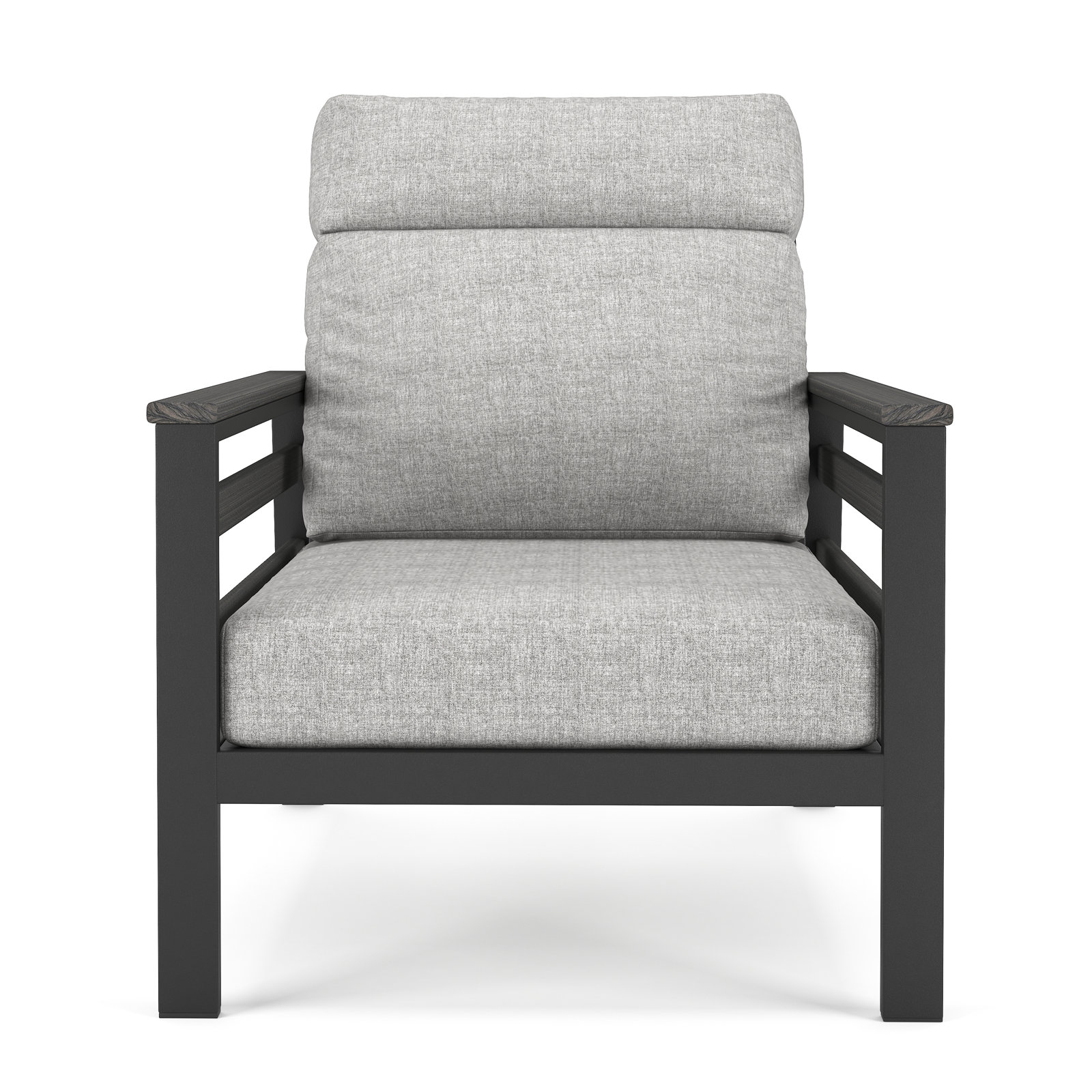 Townsend Sunbrella® Patio Lounge Chair, Gray, Canvas Granite