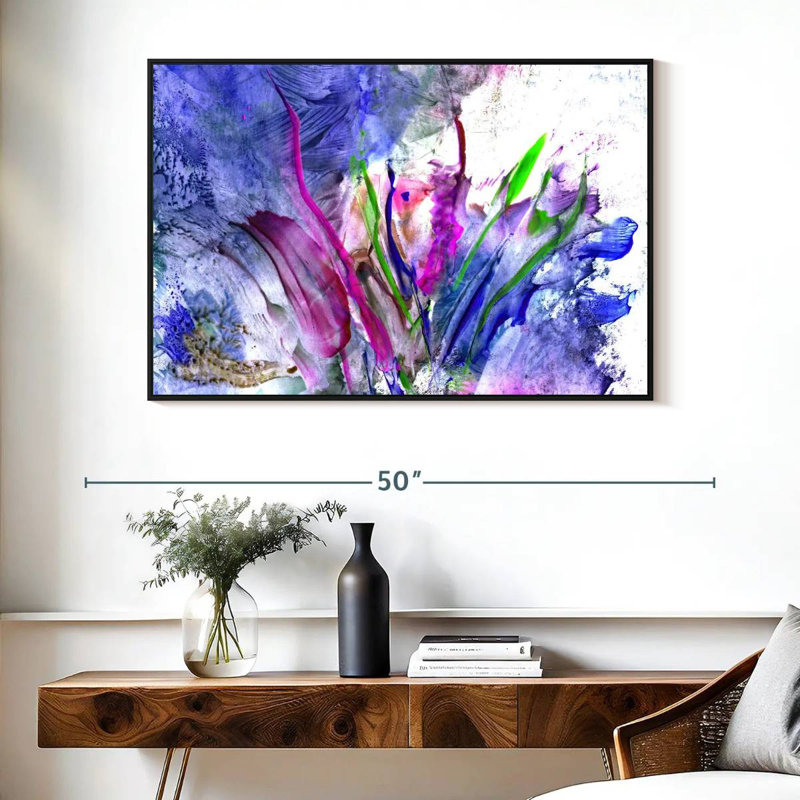 Avery Abstract Flower, 27" H x 40" W