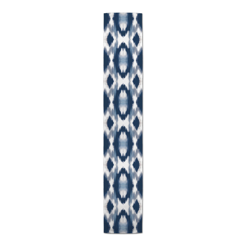 Chemin de table Bleuette, 90 po x 16 po, Bleu foncé
