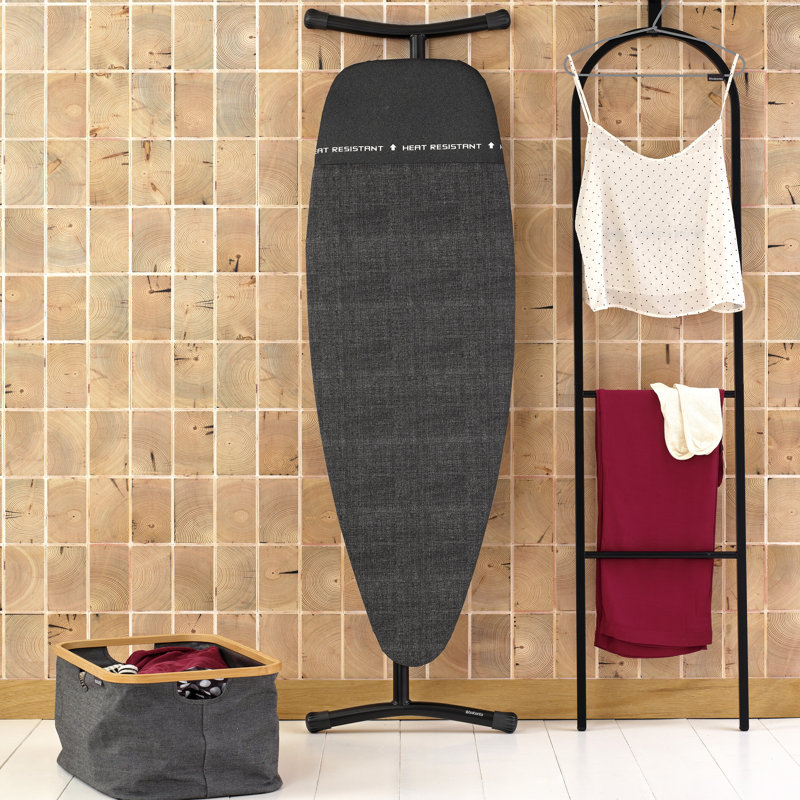 Planche à repasser avec zone de stationnement résistante à la chaleur de taille D XL de Brabantia, Denim noir