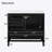 36" Bathroom Vanity with Solid Pine Frame, 1 Soft Close Door and 3 Drawers , Modern Storage Cabinet-795351211