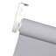 Semi Sheer Daylight Roller Blind with Chrome Eyelet Detail-1207423540-1207423553