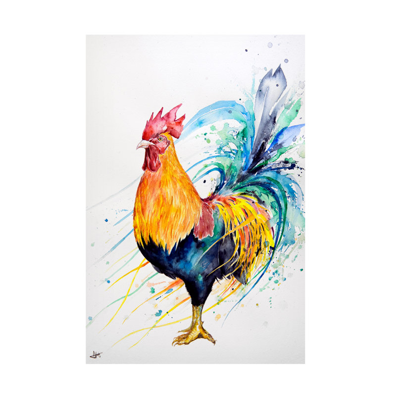 Art sur toile Marc Allante, H 19 po x l 12 po