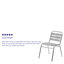 Chaise empilable en métal pour restaurant 4PK-91925248