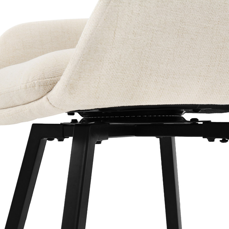 Tabourets de bar Nicola Dynasty Luxury, Lin clair / mélange de lin, 6