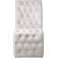 Chaise d'appoint rembourrée en velours capitonné Desroches-561642381