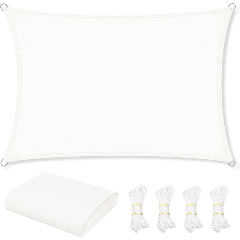 Brigitta 3m x 2m Rectangle Shade Sail, Cream