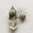 Stoneware Pea Shaped Salt & Pepper Shaker Set