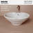 Karran Valera 19 In. Vitreous China Round Vessel Bathroom Sink With Overflow Drain