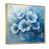 Toile avec cadre flottant or