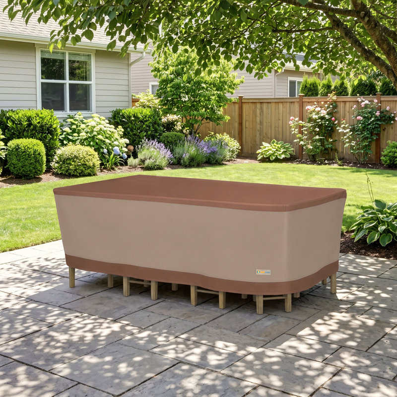 Ahmad Ultimate Waterproof Outdoor Table with Chairs Cover