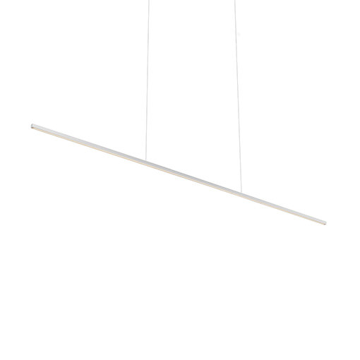 Vega 1 - Light LED Pendant, Brushed Nickel, 122.5" H x 60" W x 1.5" D