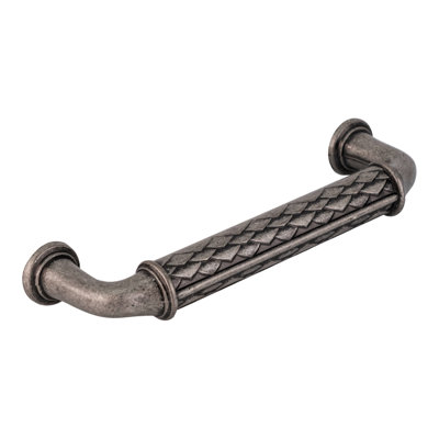 Brixwell BXB82035AP Cabinet Pull for Kitchen and Cabinet Hardware, Zinc, 3-3/4" Centre To Centre, 4-3/8" Length, Aged Pewter Finish