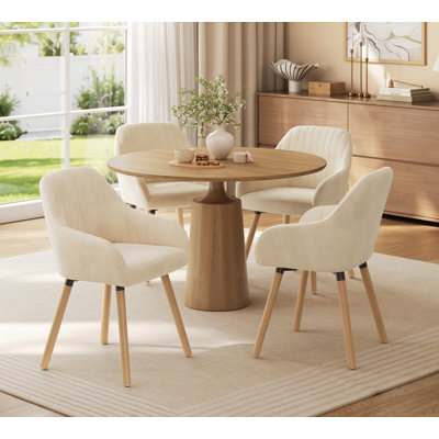Mirakel 47 cm H Upholstered Velvet Armchair
