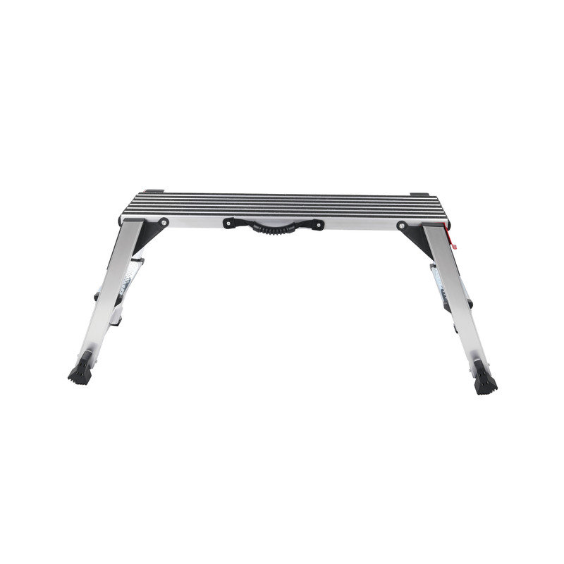 Plateforme de travail pliante en aluminium, escabeau robuste de 660 lb avec pieds antidérapants, banc de travail portatif pour une utilisation à la maison et à l'extérieur