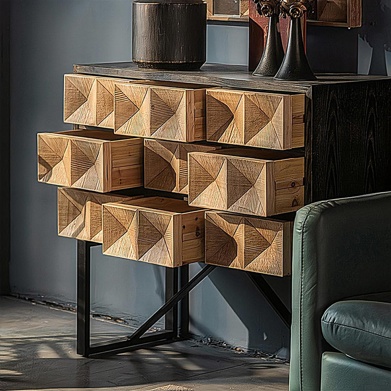 Modern Walnut Solid Wood TV Stands