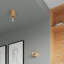Vidar Wood Flush Mounted Sconce